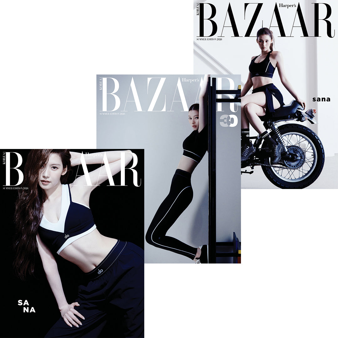 送料込/和訳付]【表紙:TWICEサナ】韓国雑誌｢Harper's BAZAAR Korea