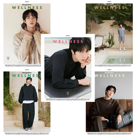 ［販売開始］韓国雑誌「ESQUIRE WELLNESS KOREA エスクァイアウェルネスコリア」ISSUE03【表紙：BTS ジン】［和訳付／送料込］