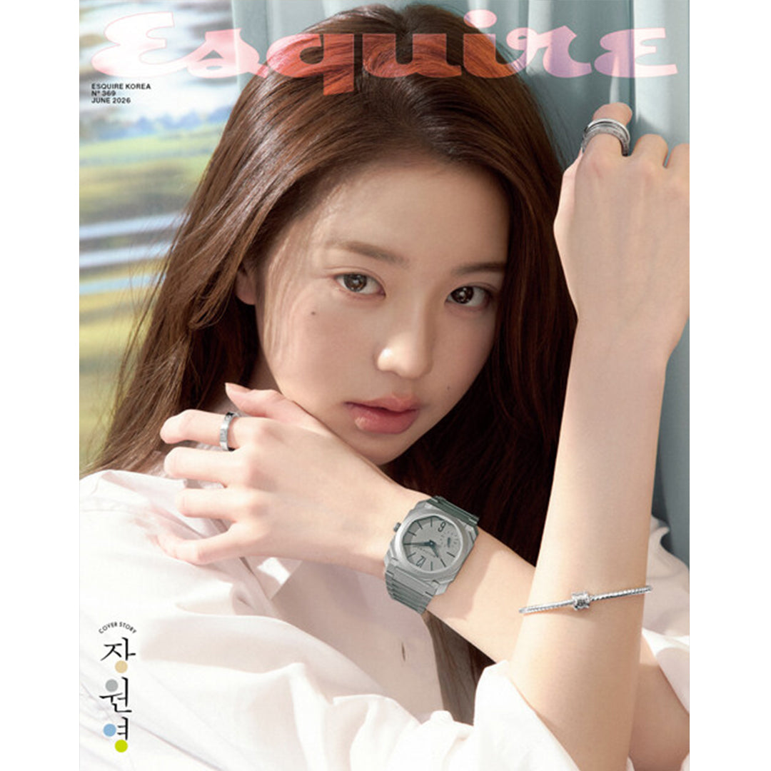 韓国雑誌「ESQUIRE Korea エスクァイアコリア」2026年6月号【表紙：IVE チャン・ウォニョン】［和訳付／送料込］