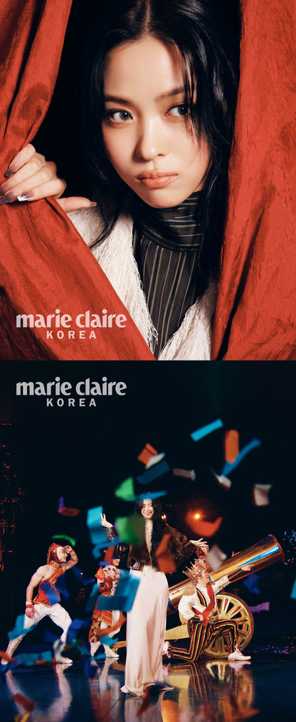 韓国雑誌「marie claire KOREA マリクレールコリア」2025年12月号【表紙：パク・ソジュン】（和訳付）［送料込］