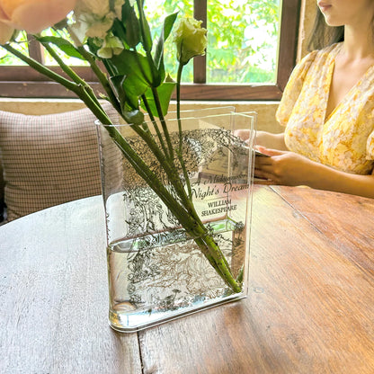 『真夏の夜の夢』アクリル花瓶［送料込］