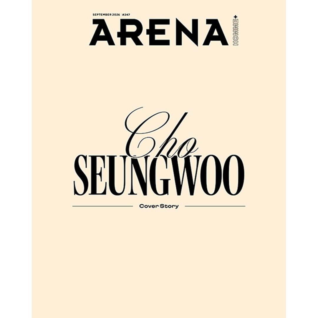 韓国雑誌「ARENA HOMME+ KOREA アリーナオムプラスコリア」2026年9月号【表紙：チョ・スンウ】［和訳付／送料込］