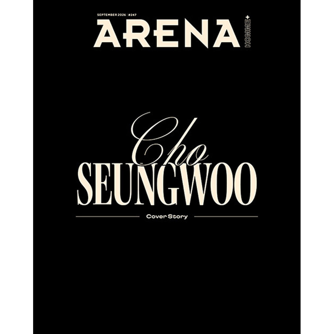 韓国雑誌「ARENA HOMME+ KOREA アリーナオムプラスコリア」2026年9月号【表紙：チョ・スンウ】［和訳付／送料込］