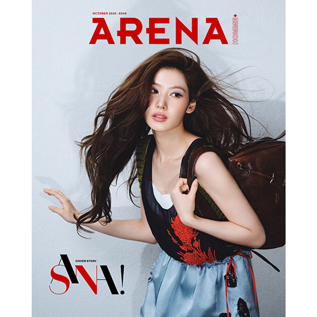 韓国雑誌「ARENA KOREA アリーナコリア」2026年10月号【表紙：TWICE サナ】［和訳付／送料込］