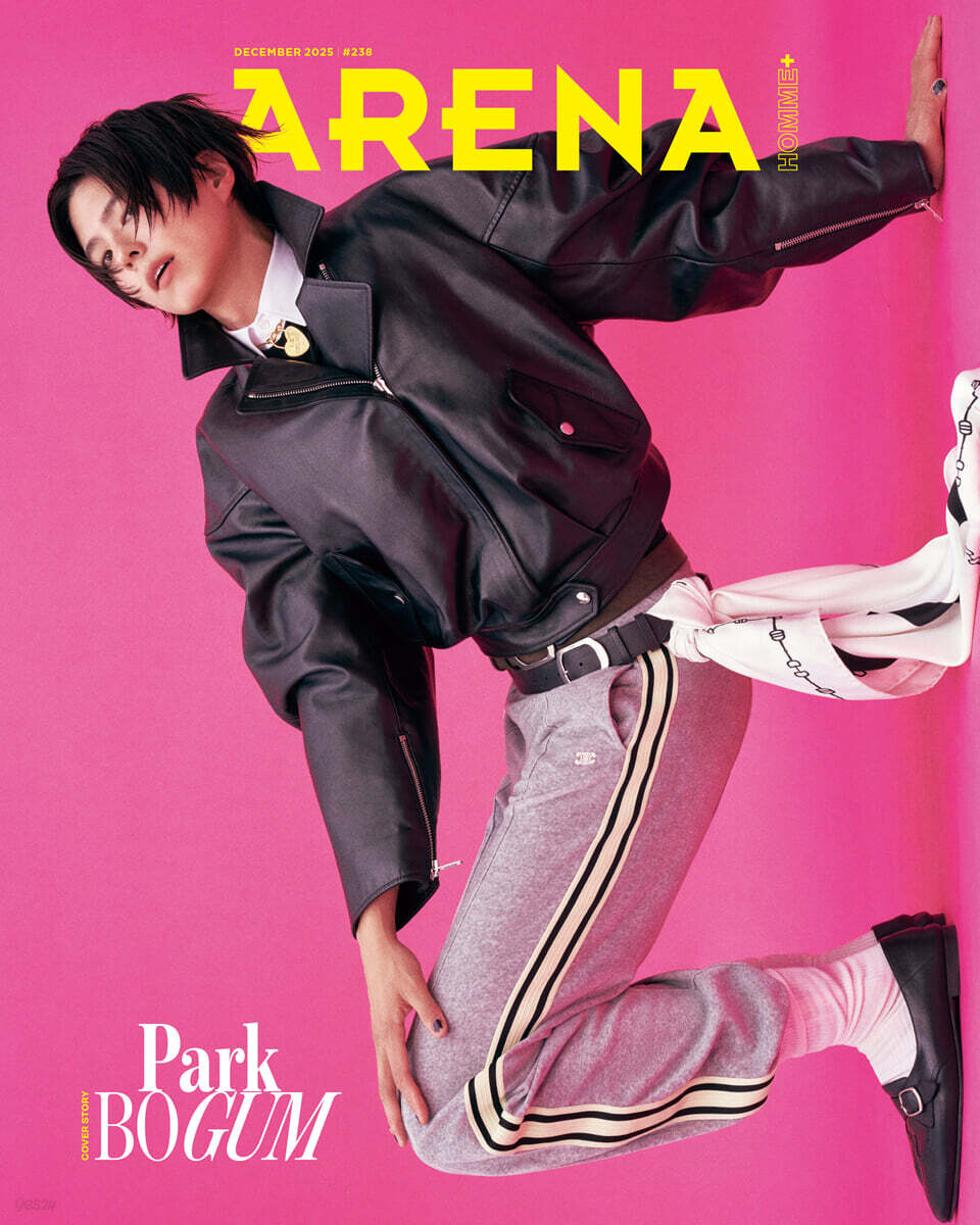 韓国雑誌「ARENA HOMME+ KOREA アリーナオムプラスコリア」2025年12月号【表紙：パク・ボゴム】（和訳付）［送料込］