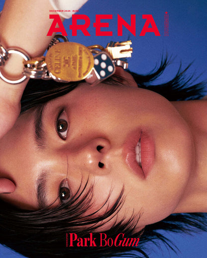 韓国雑誌「ARENA HOMME+ KOREA アリーナオムプラスコリア」2025年12月号【表紙：パク・ボゴム】（和訳付）［送料込］