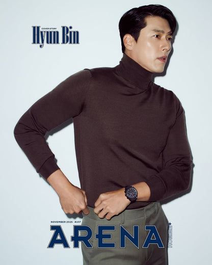 韓国雑誌「ARENA HOMME+ KOREA アリーナオムプラスコリア」2025年11月号【表紙：ヒョンビン】（和訳付）［送料込］