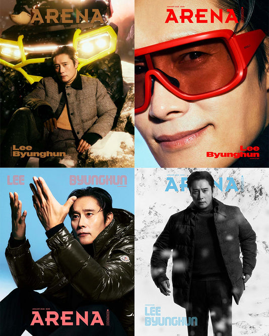 韓国雑誌「ARENA HOMME+ KOREA アリーナオムプラスコリア」2026年1月号【表紙：イ・ビョンホン】（和訳付）［送料込］