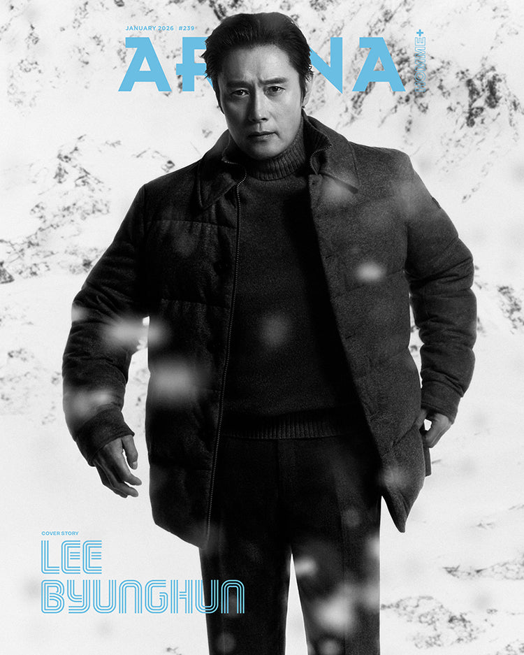 韓国雑誌「ARENA HOMME+ KOREA アリーナオムプラスコリア」2026年1月号【表紙：イ・ビョンホン】（和訳付）［送料込］