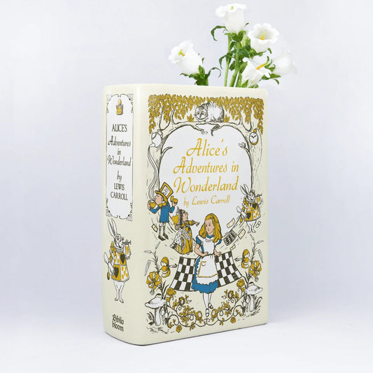 『不思議の国のアリス』陶磁器花瓶（Ver.1／Ver.2）［送料込］