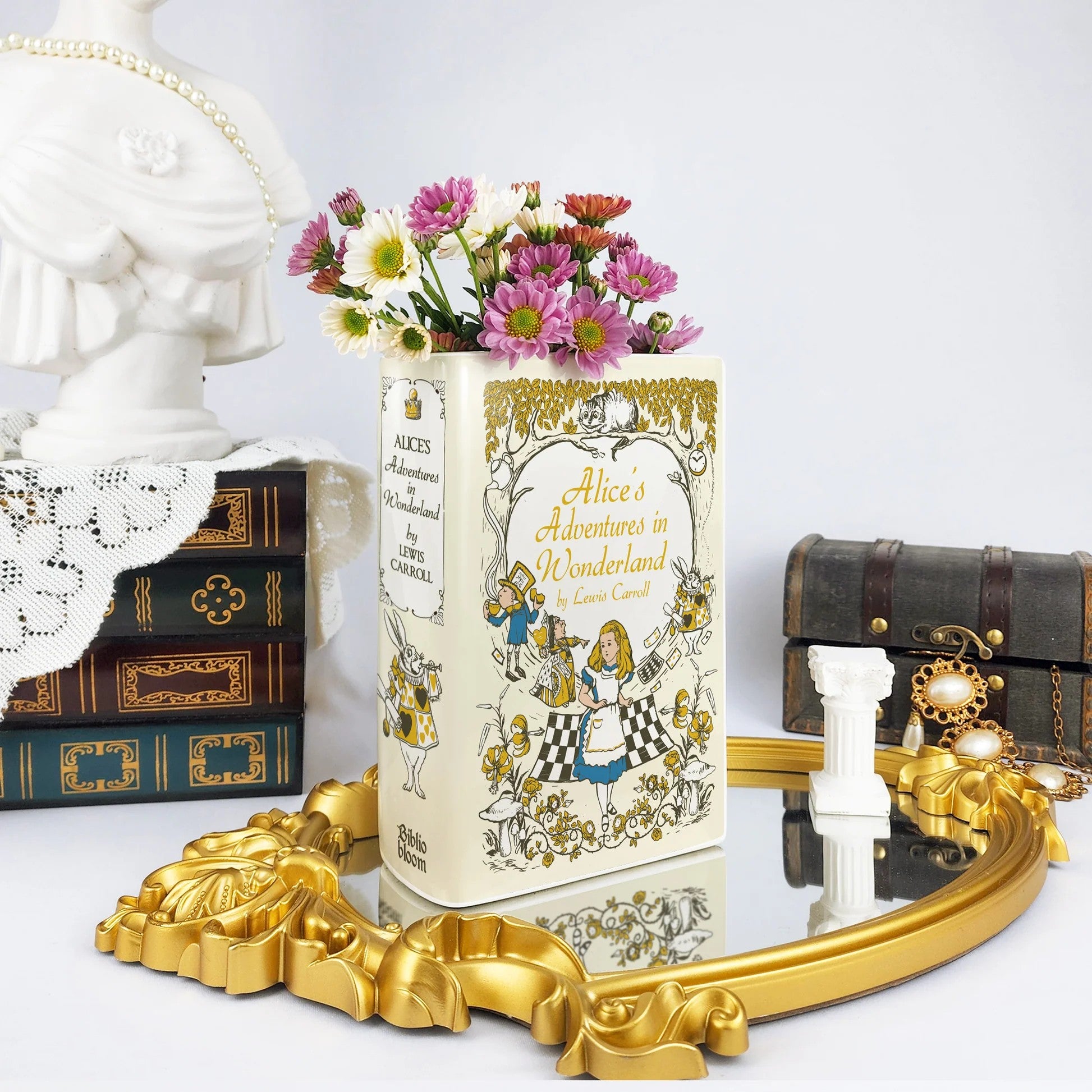 即納】『不思議の国のアリス』セラミック花瓶（Ver.2）［送料込］ – Ravie