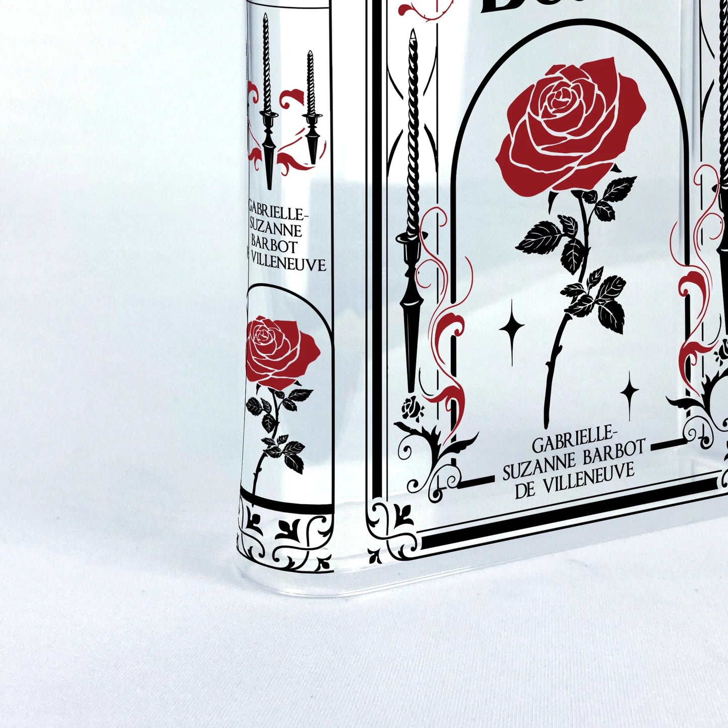 『美女と野獣』アクリル花瓶［送料込］