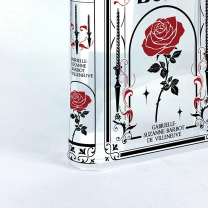 『美女と野獣』アクリル花瓶［送料込］