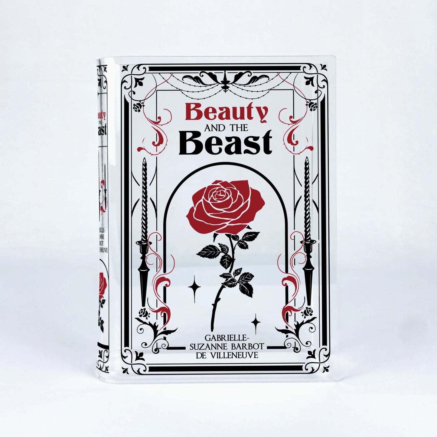 『美女と野獣』アクリル花瓶［送料込］