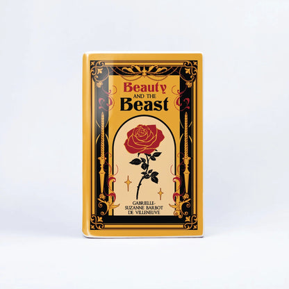 『美女と野獣』陶磁器花瓶［送料込］