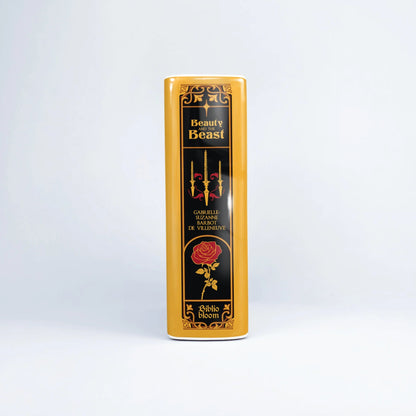 『美女と野獣』陶磁器花瓶［送料込］