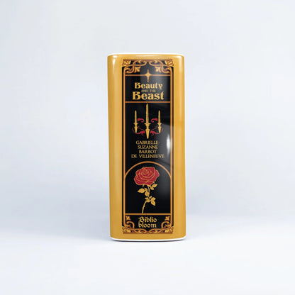 『美女と野獣』陶磁器花瓶［送料込］