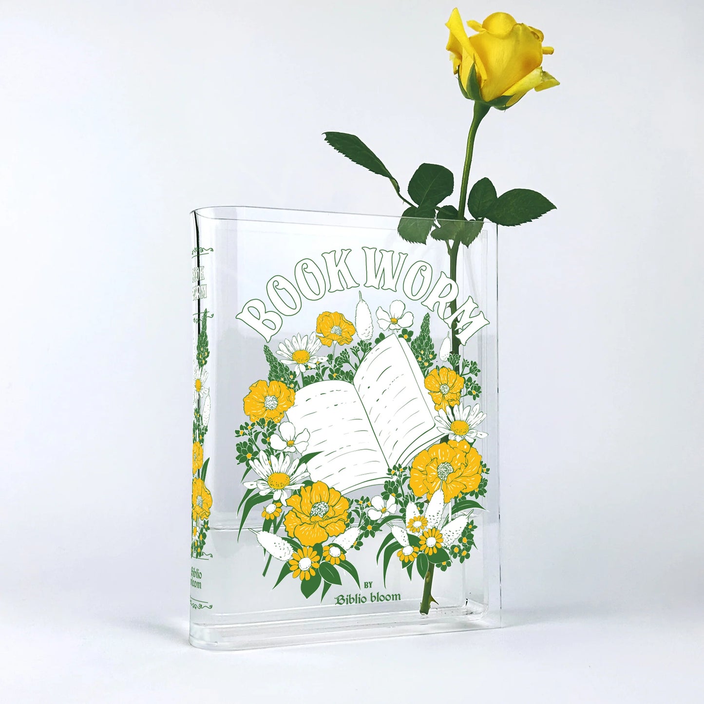 『ブックワーム／Bookworm』アクリル花瓶［送料込］