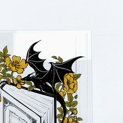 『フローラル・ドラゴン』アクリル花瓶［送料込］