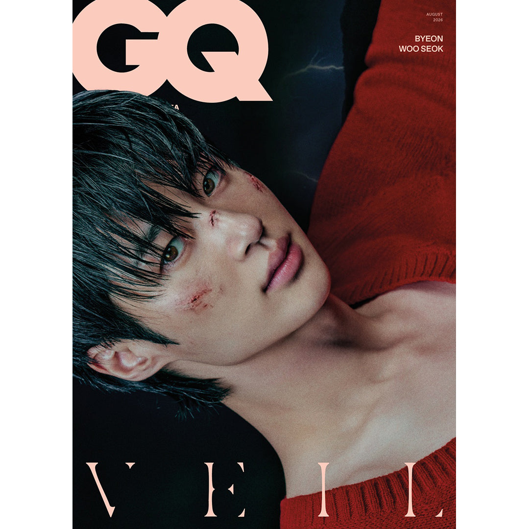 韓国雑誌「GQ KOREA ジーキューコリア」2026年8月号【表紙：ビョン・ウソク】［和訳付／送料込］