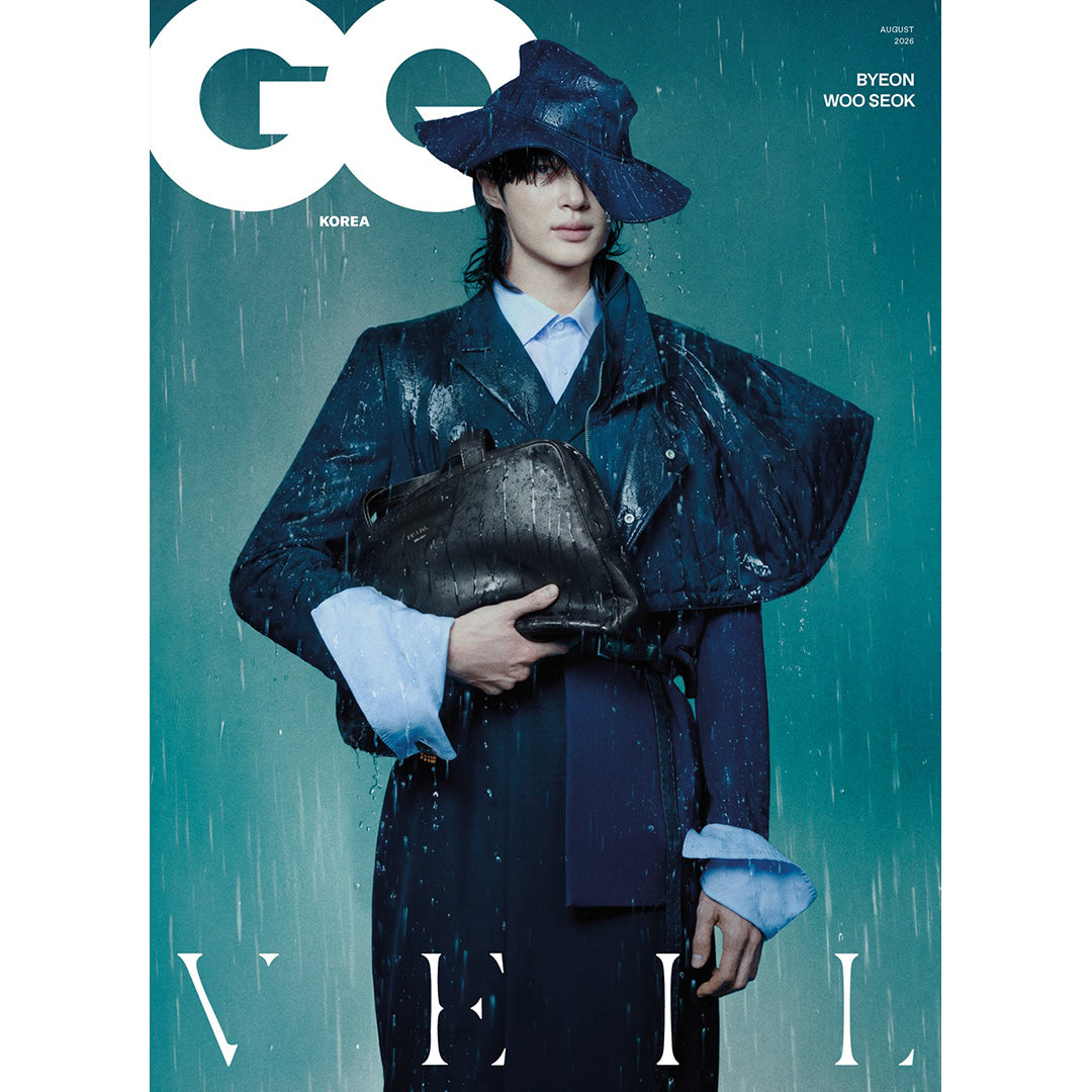 韓国雑誌「GQ KOREA ジーキューコリア」2026年8月号【表紙：ビョン・ウソク】［和訳付／送料込］
