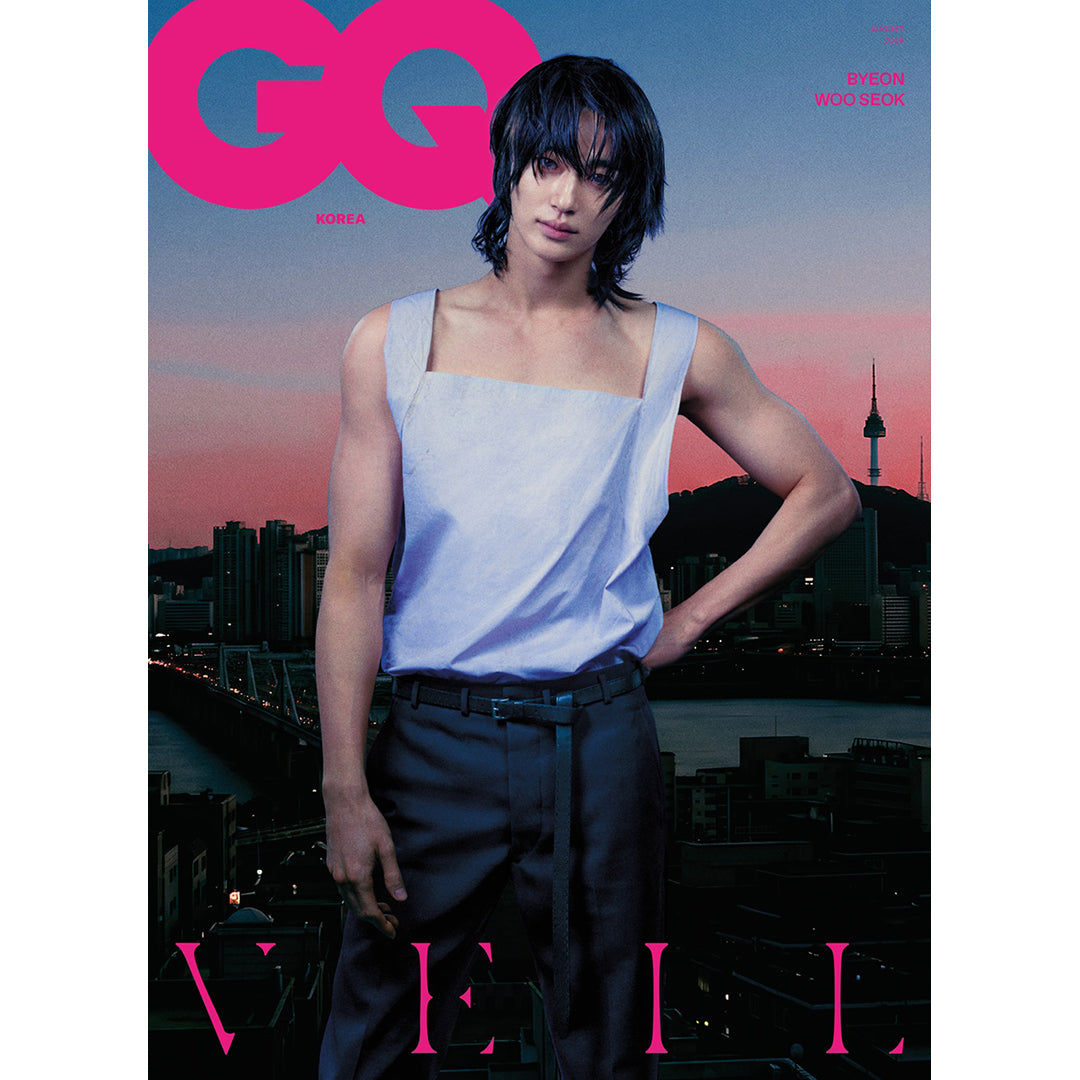 韓国雑誌「GQ KOREA ジーキューコリア」2026年8月号【表紙：ビョン・ウソク】［和訳付／送料込］