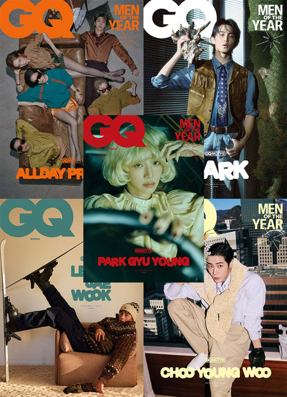韓国雑誌「GQ KOREA GQコリア」2025年12月号【表紙：ALLDAY PROJECT、NCT マーク、イ・ジェウク、チュ・ヨンウ、パク・ギュヨン】（和訳付）［送料込］