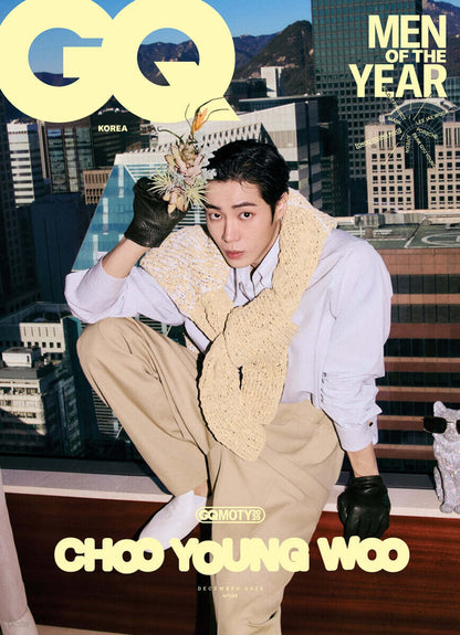 韓国雑誌「GQ KOREA GQコリア」2025年12月号【表紙：ALLDAY PROJECT、NCT マーク、イ・ジェウク、チュ・ヨンウ、パク・ギュヨン】（和訳付）［送料込］