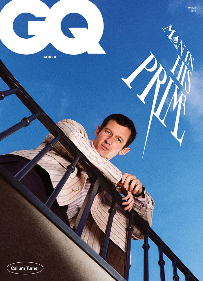 韓国雑誌「GQ KOREA ジーキューコリア」2026年3月号【表紙：カラム・ターナー】（和訳付）［送料込］