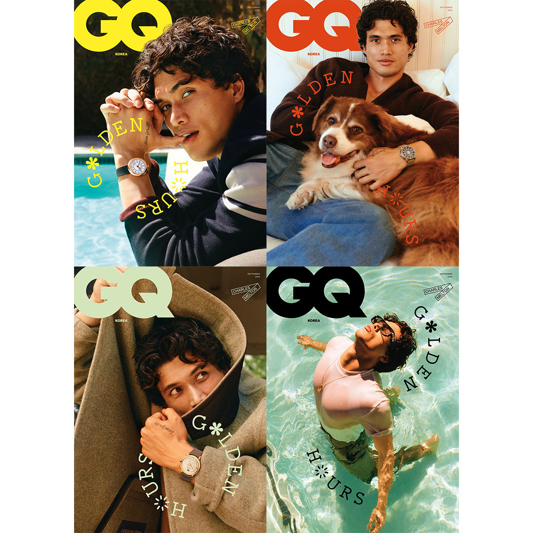 韓国雑誌「GQ KOREA ジーキューコリア」2026年9月号【表紙：チャールズ・メルトン】［和訳付／送料込］