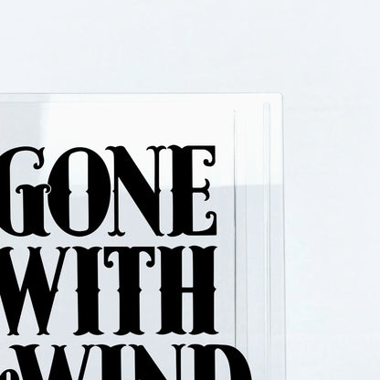 『風と共に去りぬ』アクリル花瓶［送料込］