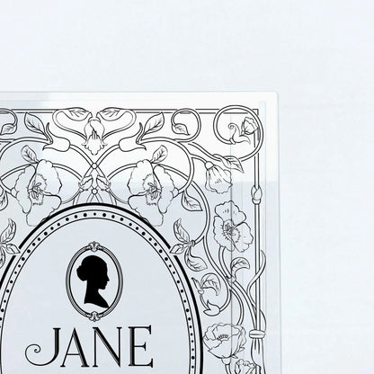 『ジェーン・エア』アクリル花瓶（カラー／ブラック）［送料込］