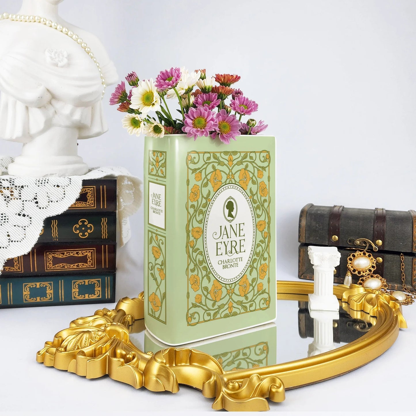 『ジェーン・エア』陶磁器花瓶［送料込］
