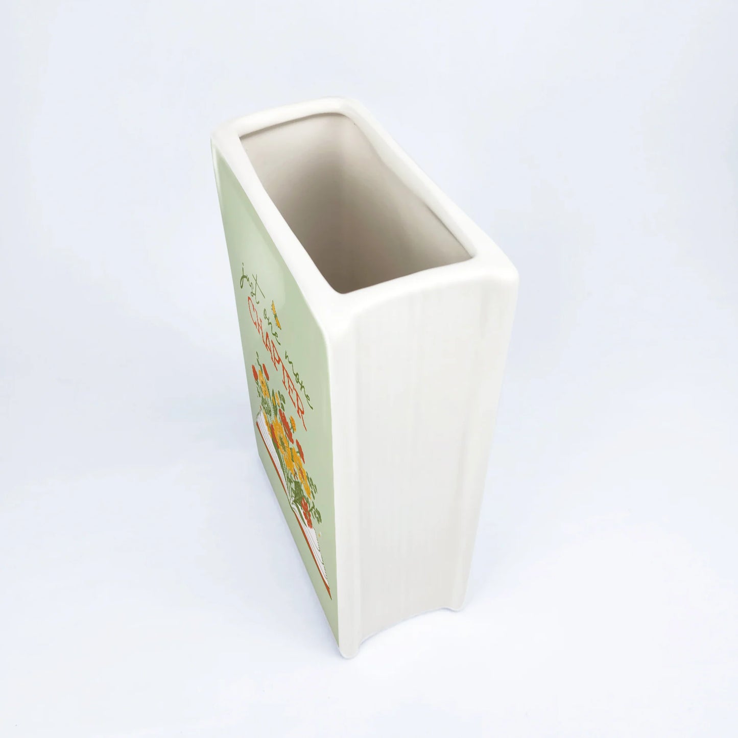 『あともう1章だけ』セラミック花瓶［送料込］