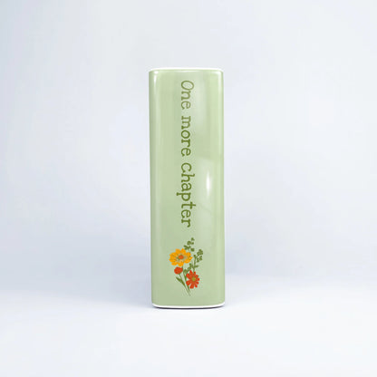 『あともう1章だけ』セラミック花瓶［送料込］