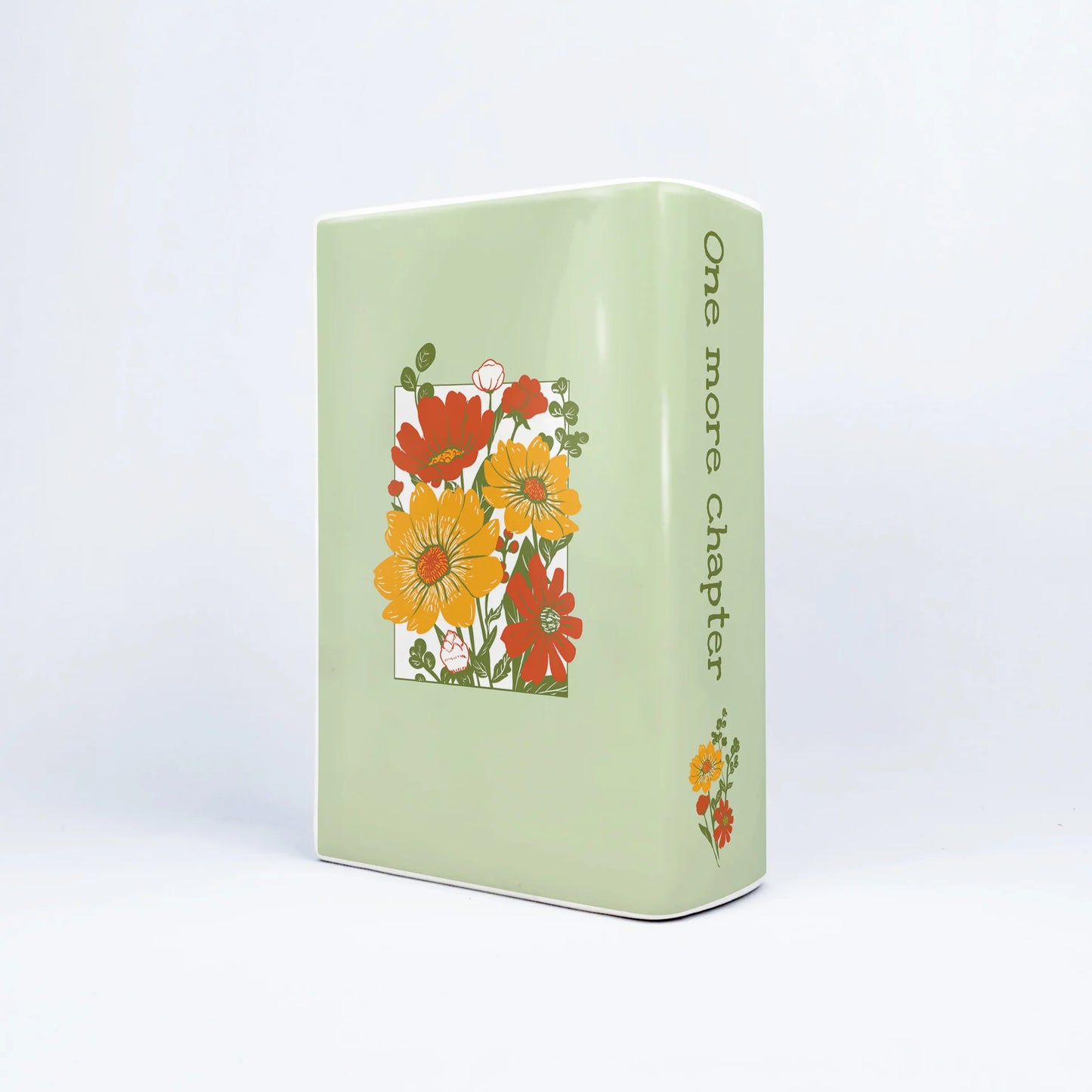 『あともう1章だけ』セラミック花瓶［送料込］