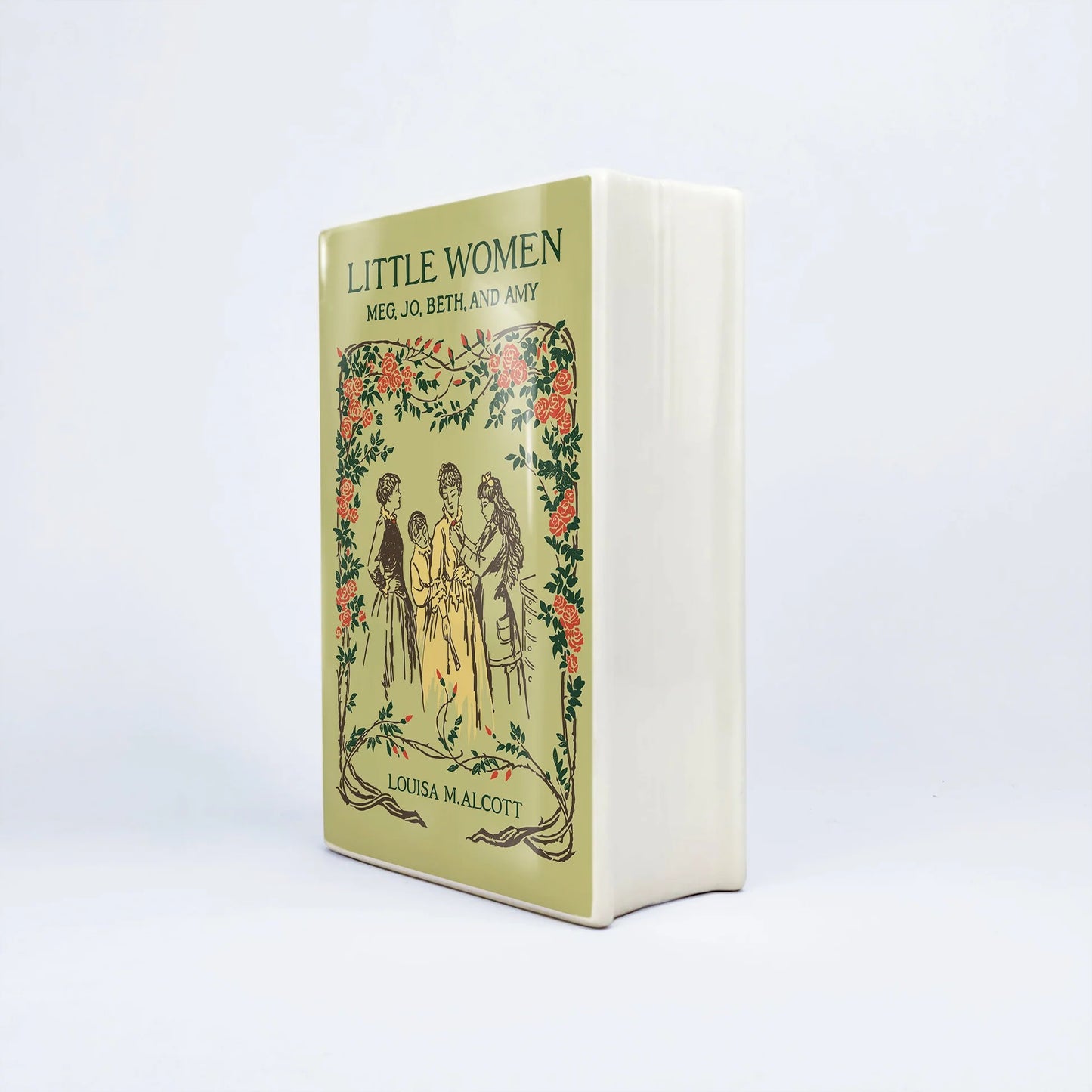 『若草物語』陶磁器花瓶［送料込］