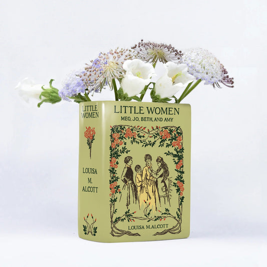 『若草物語』陶磁器花瓶［送料込］