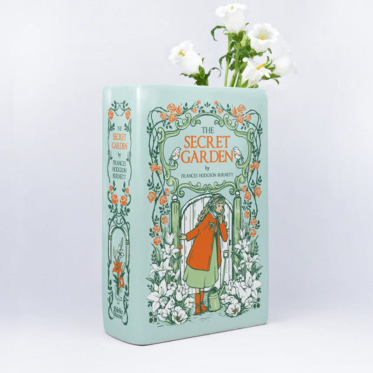 『秘密の花園』陶磁器花瓶［送料込］