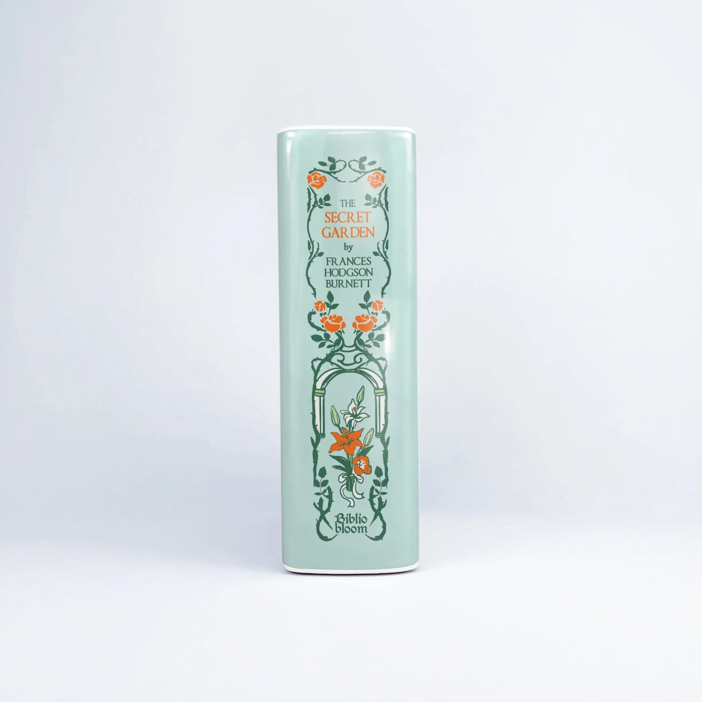 『秘密の花園』陶磁器花瓶［送料込］
