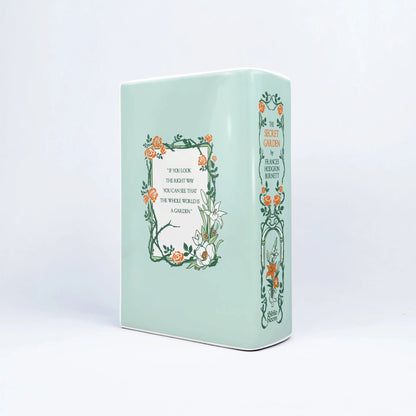 『秘密の花園』陶磁器花瓶［送料込］