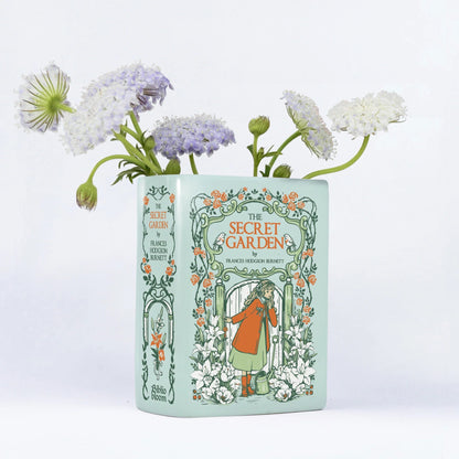 『秘密の花園』陶磁器花瓶［送料込］