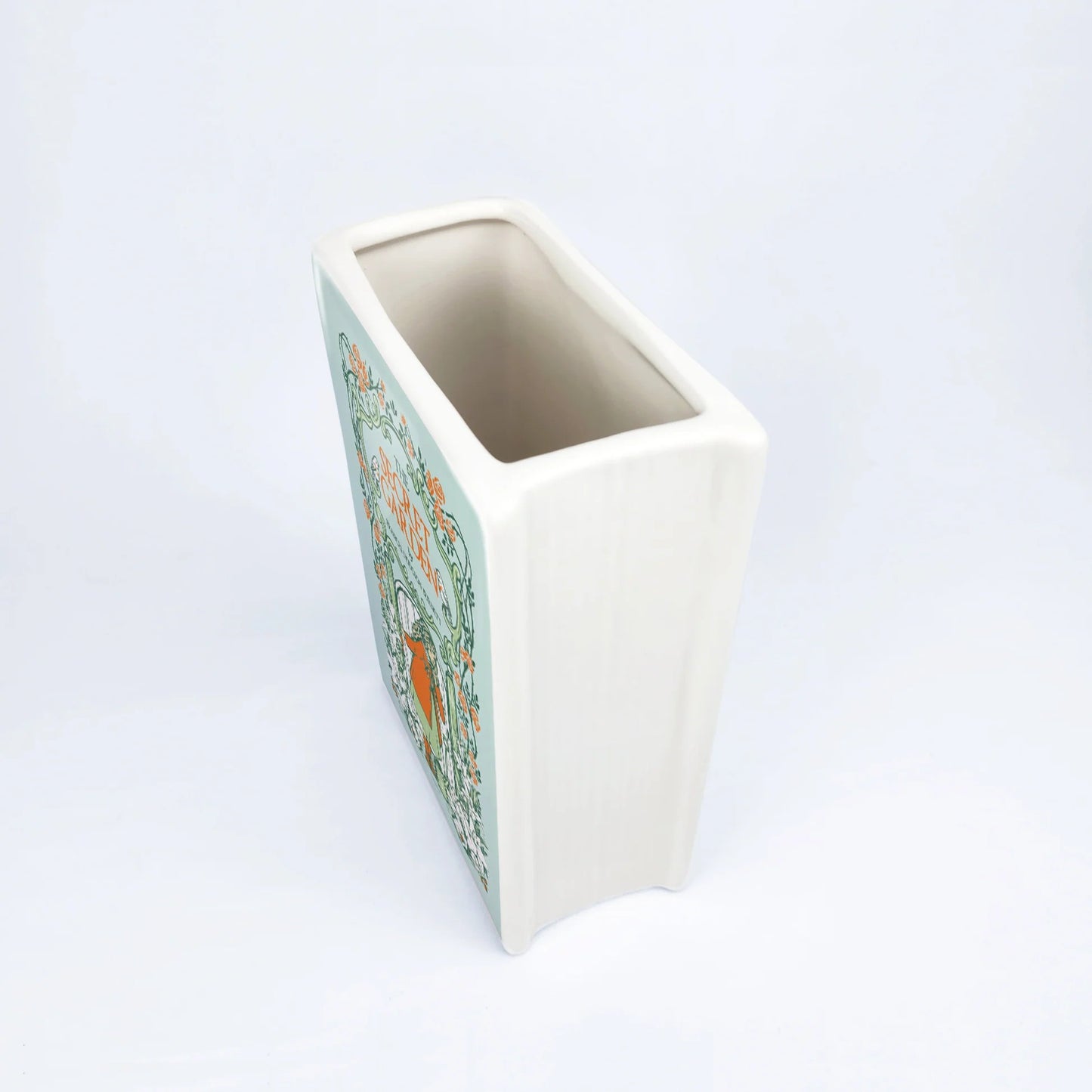 『秘密の花園』陶磁器花瓶［送料込］