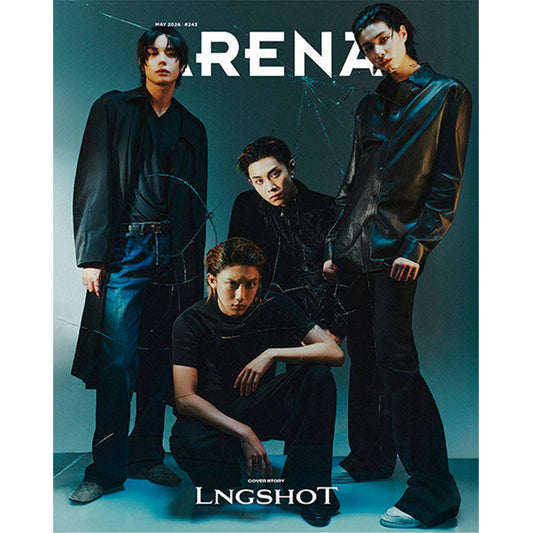 韓国雑誌「ARENA HOMME+ KOREA アリーナオムプラスコリア」2026年5月号【表紙：LNGSHOT】（和訳付）［送料込］
