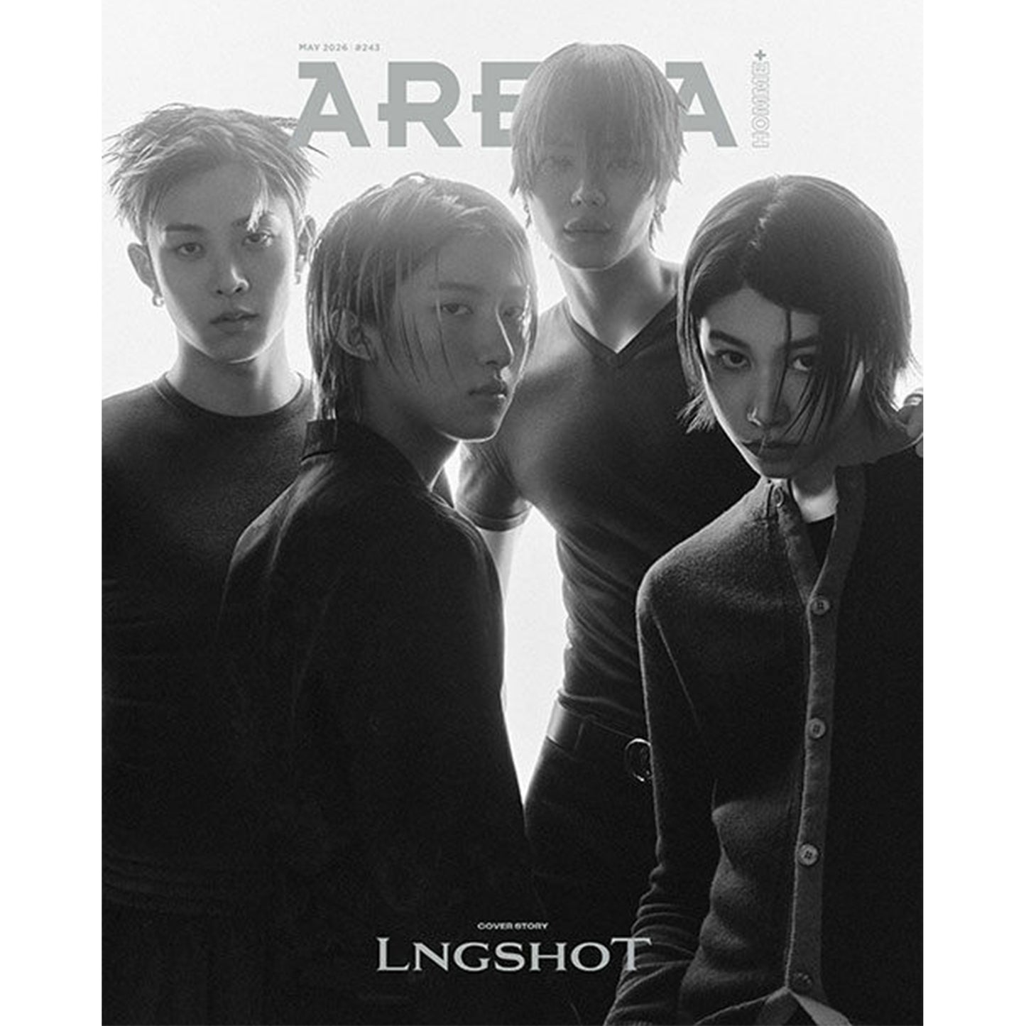 韓国雑誌「ARENA HOMME+ KOREA アリーナオムプラスコリア」2026年5月号【表紙：LNGSHOT】（和訳付）［送料込］