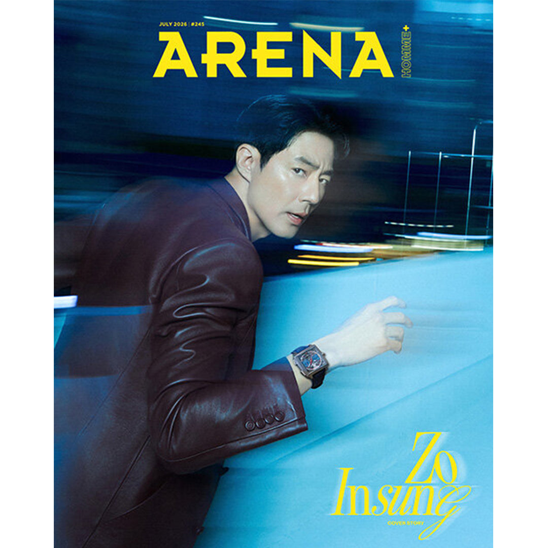 韓国雑誌「ARENA HOMME+ KOREA アリーナオムプラスコリア」2026年7月号【表紙：チョ・インソン】［和訳付／送料込］