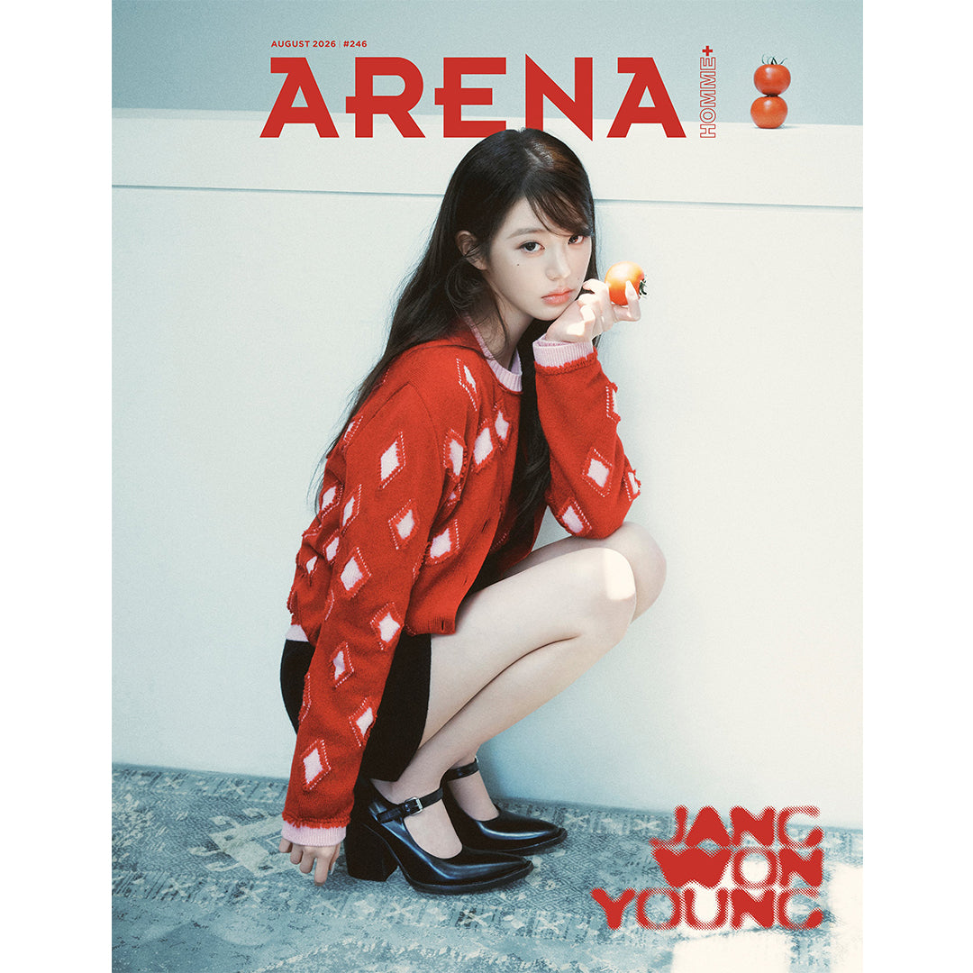 韓国雑誌「ARENA HOMME+ KOREA アリーナオムプラスコリア」2026年8月号【表紙：IVE チャン・ウォニョン】［和訳付／送料込］