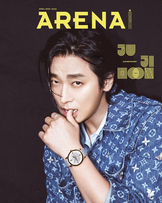 韓国雑誌「ARENA HOMME+ KOREA アリーナオムプラスコリア」2026年4月号【表紙：チュ・ジフン】（和訳付）［送料込］