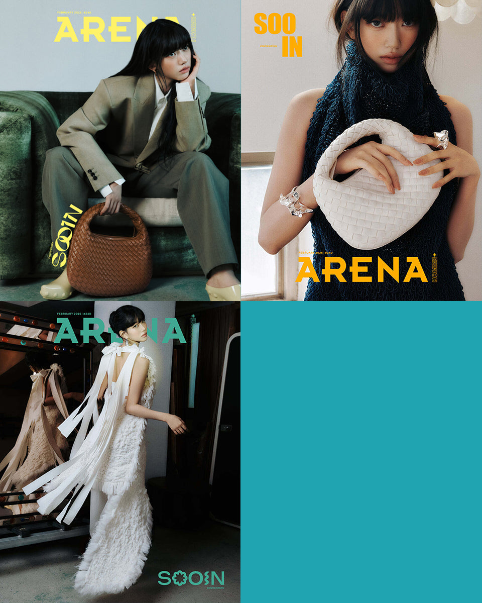 韓国雑誌「ARENA HOMME+ KOREA アリーナオムプラスコリア」2026年2月号【表紙：MEOVV スイン】（和訳付）［送料込］