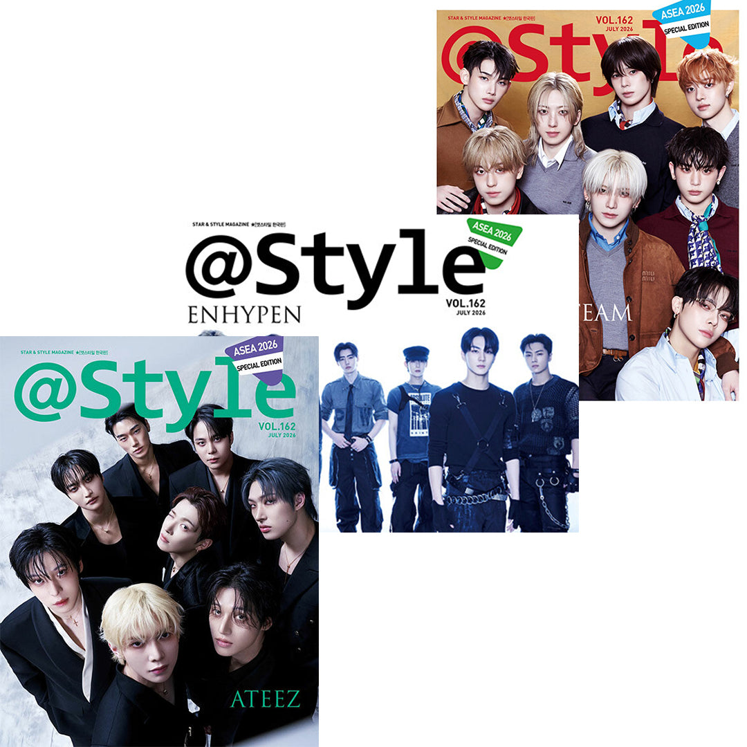 韓国雑誌「@style アットスタイル」2026年7月号【表紙：ATEEZ、ENHYPEN、&TEAM】（和訳付）［送料込］